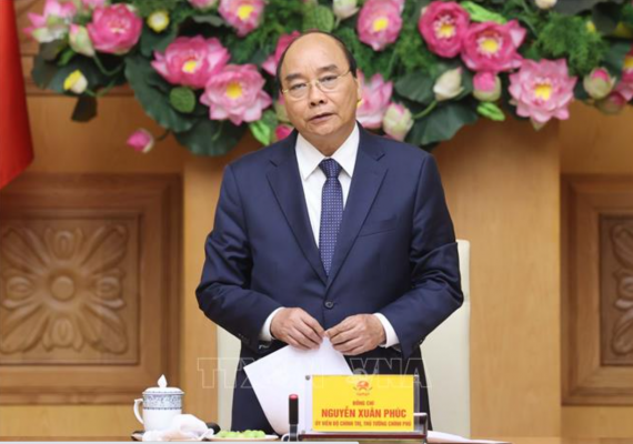 Thủ tướng Nguyễn Xuân Phúc phát biểu tại buổi tiếp đoàn đại biểu Hội Phát triển hợp tác kinh tế Việt Nam - ASEAN (VASEAN)